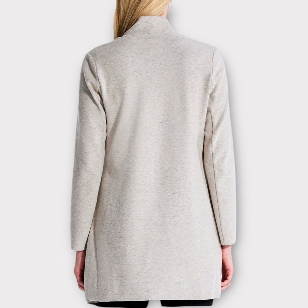 Nic+Zoe Lounge Around Draped Front Jacket Beechwood NWT - Picture 13 of 13